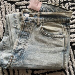 Revice Denim Ex-Boyfriend Player One Wash High Waisted Butt Rip Boyfriend Jeans